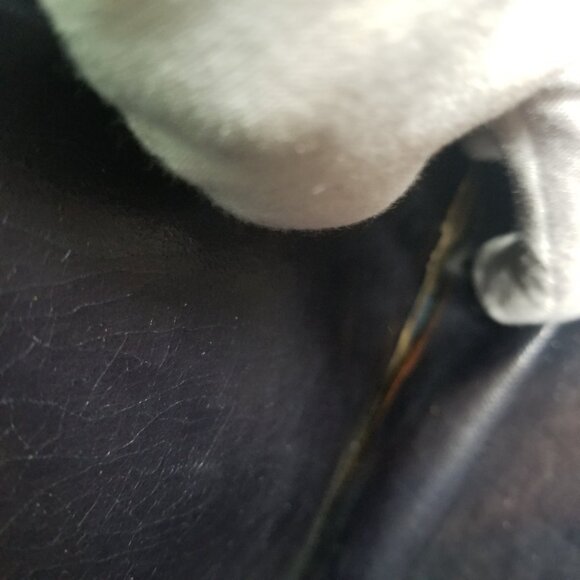 Vintage Dark Blue Suede Signature Givenchy Flap Shoulder Bag - Picture 9 of 11